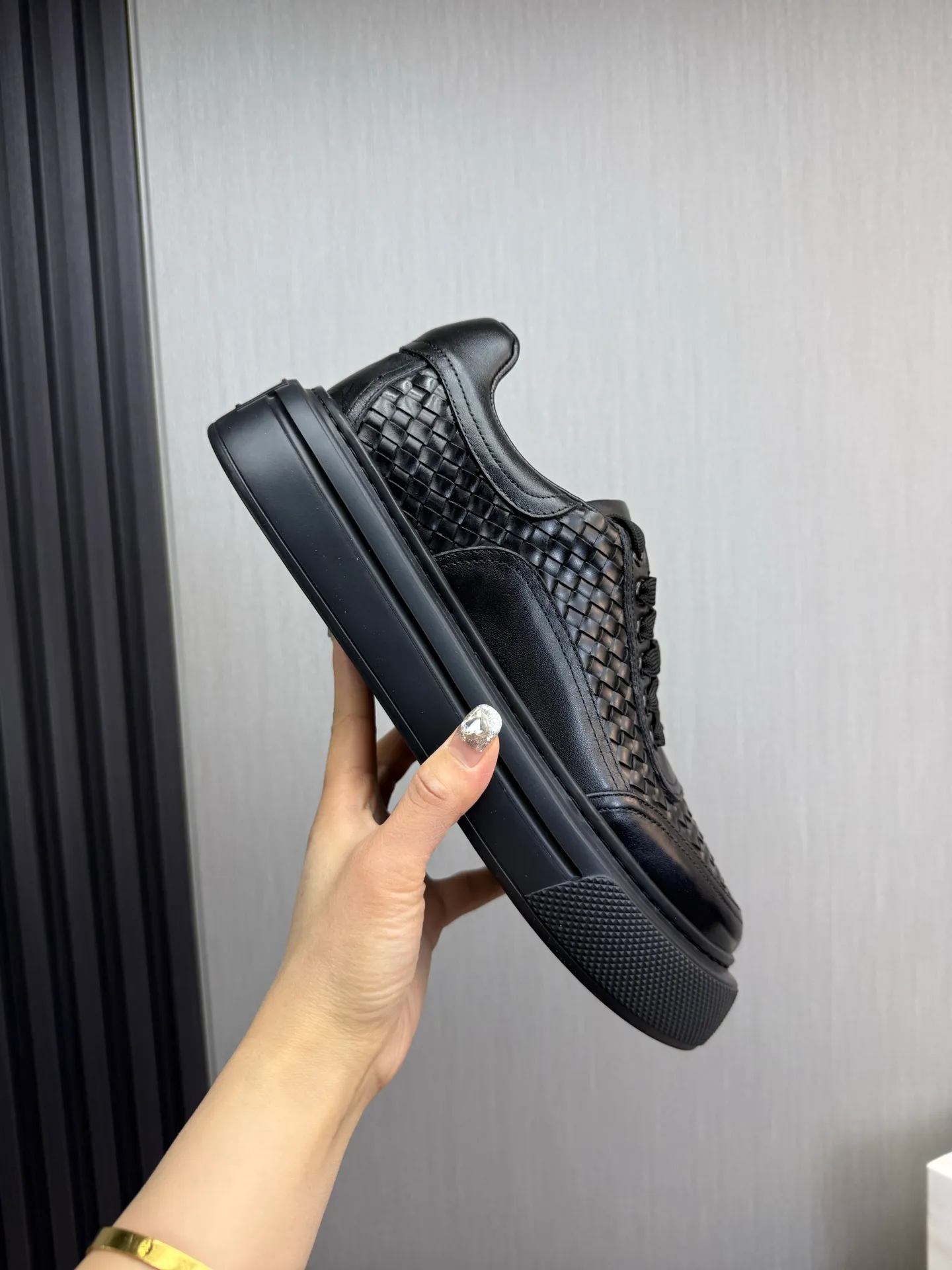 Men's shoes 💰440💰 PRADA【Prada】Men's new casual shoes ⬆️Imported cowhide + genuine leather lining. Anti-slip outsole, 38-44 (customized at 45)